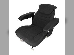 Seat Assembly Swivel Armrests Fabric Gray Case IH 9240 9390 9310 8930 9370 9280 7150 9270 8920 9250 9230 7110 9150 9110 9380 8940 9170 7210 8910 9130 7130 7140 7230 7120 9180 7240 7220 9330 9260 9210