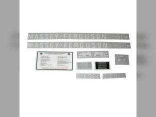 Tractor Decal Set 50 Diesel Vinyl Massey Ferguson 50