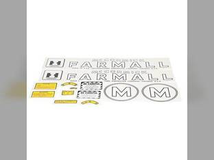 M Decal Set - Farmall McCormick Mylar fits International M