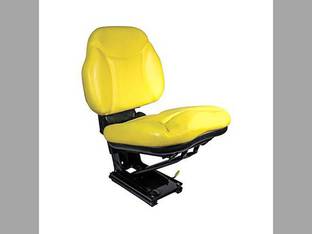 Seat Assembly with Suspension and Cushions - Yellow Vinyl 5000SC