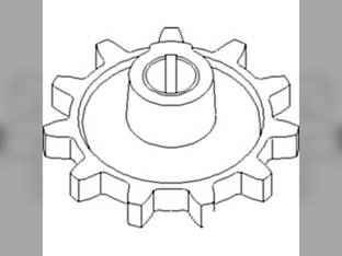 Sprocket - Upper Clean Grain Elevator White 9720 9720 9700 9700 Massey Ferguson 8570 8570 8590 8590 8560 8560 8780 8780 9720 9720 Challenger / Caterpillar 680B 680B 660B 660B 670B 670B 670 670 AGCO