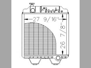 Radiator New Holland G210 8870A G240 8870 8970A 8970 86012172