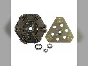 Dual Stage Clutch Kit with Bearings fits New Holland TD60D TD70D TD80D TD5010 TD5020 TD5030 87732502 87732504 fits Case IH Farmall 60 Farmall 70 Farmall 80 JX60 JX70 JX80 JX90 JX95 5097875 5196818
