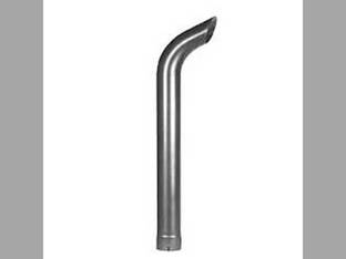 Exhaust Stack - Curved Chrome fits John Deere 4560 4760 4960 RE52088