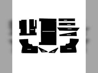 Cab Foam Kit with Headliner Hinson Cab 8 Pieces Black John Deere 4520 4020 3010 3020 4320 4010 4000