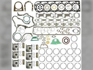 Engine Rebuild Kit - Less Bearings - .020" Oversize Pistons Ford 8730 TW30 TW35 8830 401T TW15 TW20 TW25 8630 BSD666T A66