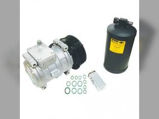 Air Conditioning Compressor Kit Denso Style Compatible with John Deere 8300 8410 8410T 8100 8300T 8210 8400 8210T 8110T 8100T 8200T 8110 8310T 8200 8400T 8310