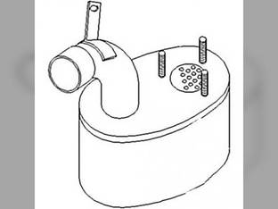 Muffler fits Massey Ferguson 3065 3582118M1