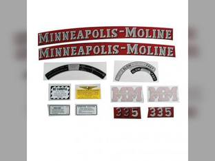 Tractor Decal Set 335 Mylar Minneapolis Moline 335