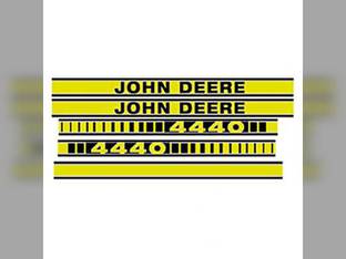 Tractor Decal Set Hood 4440 Yellow fits John Deere 4440 R65855 R65859 R65862