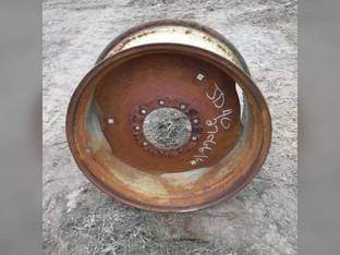 Used 12"x 28" 9 Bolt 4 1/4" & 8 1/2" Offset Pressed Steel Rim John Deere 40 430 420 1010 JD3007