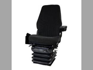 Seat Assembly - Grammer MSG85/732GLC Loader Seat Air Suspension 24V Cloth fits Case 521G 621G 721G 821G 921G 1021G 1121G 47629403 48010067 48134611 G43522