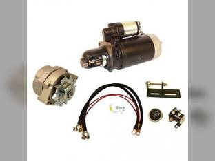 Alternator & Starter Conversion Kit - 24V to 12V Compatible with John Deere 4010 4020 3020 3010 TY16172