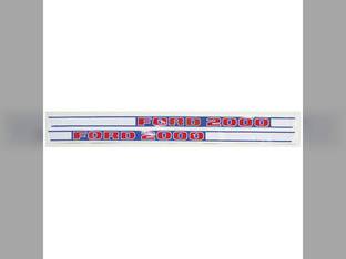 2000 Decal Set Diesel Hoods Vinyl fits Ford 2000