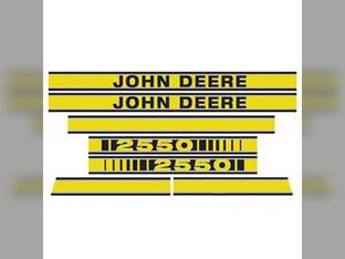 2550 Hood Decal fits John Deere 2550 JD2550
