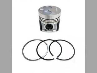 Engine Piston & Ring Set - Standard Perkins 404C-22T Shibaura N844LT-C New Holland TC55DA Boomer 4060 Boomer 4055 L175 T2420 C175 T2410 SBA115017581