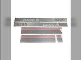 Hood/Cab Stripe Decal Set Gradient - Vinyl fits Case IH 9390