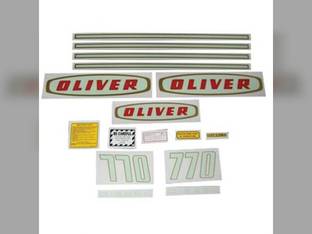 Tractor Decal Set 770 Early Diesel Mylar Oliver 770