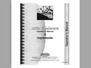 Operator's Manual - Farm Implements fits Allis Chalmers G