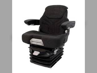 Seat Assembly - Air Supsension Grammer Style Fabric Black Massey Ferguson Case IH 7130 5130 7110 5140 7140 7120 7150 5120 Steiger McCormick New Holland Case Kubota Allis Chalmers Deutz Allis AGCO