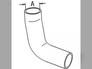 Radiator Hose - Lower Massey Ferguson 2805 2775 1626285M91