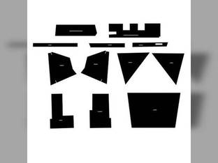 Cab Foam Kit with Headliner w/o Post Kit Black Allis Chalmers 7000