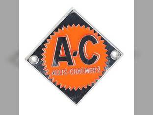 Emblem Orange on Chrome Diamond Allis Chalmers D15 D15 D19 D19 D10 D10 D17 D17 ED40 ED40 D12 D12 D14 D14 D21 D21 70228474 Gleaner E3 E C F A2