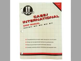 I&T Shop Manual Case IH 275 265 235 255 245 International 275
