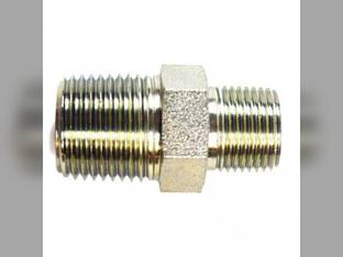 Hydraulic Male Hex Nipple 1/2" Male NPT 3/8" Male NPT