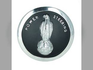 Steering Wheel Cap - Chrome with Black Background Case 200B 430 410B 530CK 630 440 441 211B 640 1030 641 400B 420B 531 470 840 530 210B 200 730 830 930 310 300B 300 320 570 540 430CK 541 800 611B