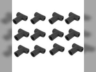 Fuel Injection Return T Boot - 12 Pack John Deere 920 2020 2510 5200 4240 1120 7700 8630 6620 300 4840 1020 6600 4640 4630 4440 4230 820 5400 4040 4430 7720 8430 Oliver 1650 White Minneapolis Moline