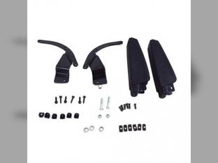 Armrest Set - Black Vinyl fits John Deere GT235 GX345 GX355 LX266 LX279 LX288 LX289 X300 325 345 425 655 655 755 756 855 856 955 2210 4105 4200 4210 4300 4310 4400 4410 4500 4510 4600 4610 4700 4710