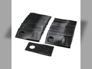 Disc Mower Blade - Right Hand 7� Twist 25 Pack fits New Holland 616 1409 1410 1411 1412 1431 1432 1441 1442 9847683 fits Case IH DCX91 DCX101 DCX131 DCX131F DCX161 9847683 fits John Deere PMLBL0031