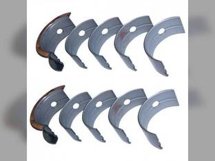 Main Bearings - .010" Oversize - Set International 3414 B414 424 444 BD144 BC144 3444 3444 384 2424 354 364 2444 B275 BD154 B434