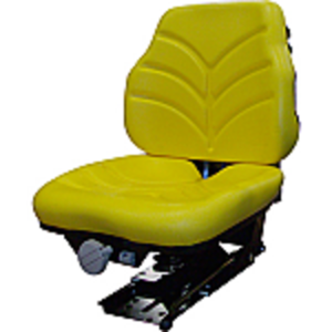 Vinyl Seat Assembly for Open Station Tractors - Yellow