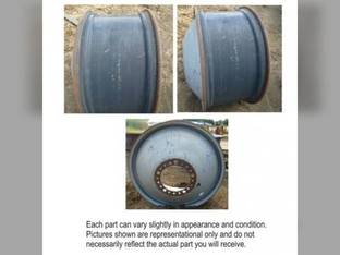 Used 18" x 38" Dual Rear Rim 20 Bolt 11" Pilot Hole 8.5 Bubble Case IH 2577 2188 2588 2155 2555 2377 2055 2388 129948A1