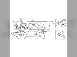 Belt - Separator Fan John Deere 9400 W550 9510 SH 9550 T560 9510 9650 CTS 9550 SH W540 W660 9500 9410 9610 C670 9640 WTS 9500 SH 9650 CTS 9660 T660 9560 SH 9600 W650 T550 9680 WTS 9560 9660 CTS 9450