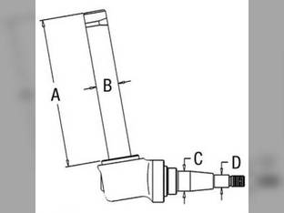 Spindle - RH/LH International Super A A 350603R91