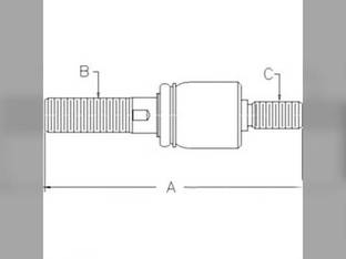 Ball Joint - LH John Deere 7830 7630 7330 7710 7810 7420 7930 7920 7210 7610 7820 7510 7730 7410 7720 RE214056