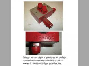 Used By-Pass Valve Case IH 625 2388 CPX610 CPX620 2588 620 327580A1