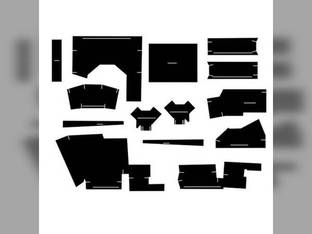 Cab Foam Kit with Headliner Black Case 870 970 770 1070 1175 1170