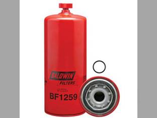 Filter - Fuel / Water Seperator Spin On With Drain BF1259 Case Cummins New Holland TG255 TG305 9682 TG285 Case IH MX285 MX240 STX375 STX275 MX255 MX270 9350 Gleaner R72 R75 AGCO Versatile Cummins