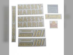 101 Senior Twin Power Decal Set Vinyl fits Massey Harris 101