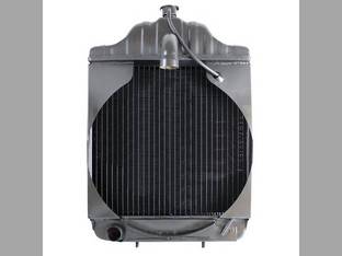 Radiator using 3/8" Female Oil Line Fittings Case 580CK 530CK 530CK 580CKB A39345