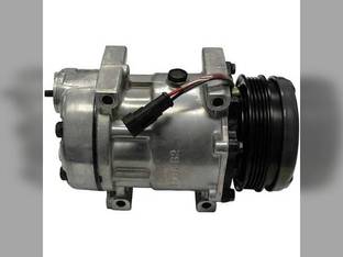 Air Conditioning Compressor - w/Clutch New Holland T6050 T6050 TS115A TS115A T6070 T6070 T6030 T6030 T6020 Case IH MXU115 MXU115 MXU110 MXU110 Maxxum 125 MXU100 MXU100 Maxxum 115 MXU125 Maxxum 110