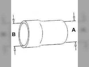 Radiator Hose - Lower International 3288 3088 1252883C1
