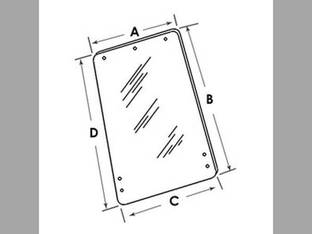 Cab Glass - Side Window Ford 7700 3610 TW15 7810 2910 7610 TW5 233 5110 8000 5610 8210 2610 6600 4110 3910 6700 TW35 6610 5600 TW25 4610 5700 6710 3600 7910 2810 6410 4600 2600 4100 7710 7600 6810