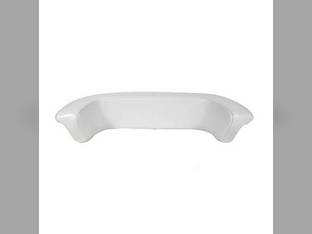 Seat Cushion Backrest with Wood Core - Lower Vinyl White fits Allis Chalmers D12 D14 D15 D17 D19 D21 170 180 185 190 190XT 200 210 220 70243517