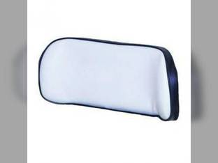 Backrest Curved Vinyl White/Black International 424 2656 656 664 544 2544 2424