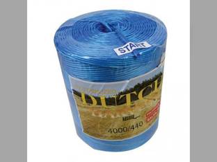 Dutch Harvest Baler Twine- Poly Blue 440# x 4000' Universal Baler Parts Twine, Netwrap, Film